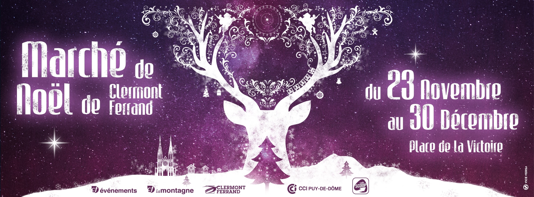 Christmas market in Clermont-Ferrand